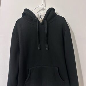 Men's Classic Black Hoodie Sweater